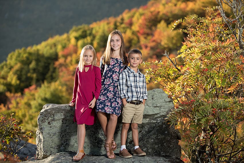 Blowing Rock family portraits