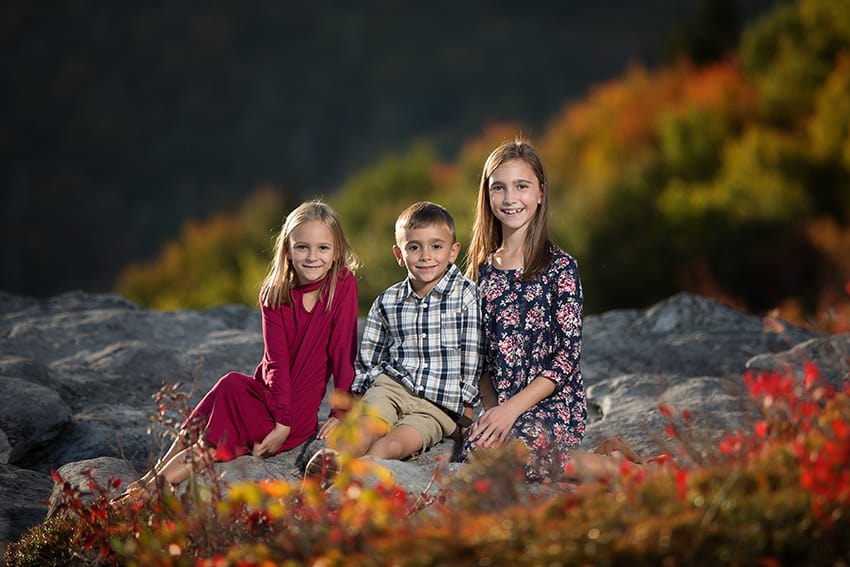 Blowing Rock family portraits