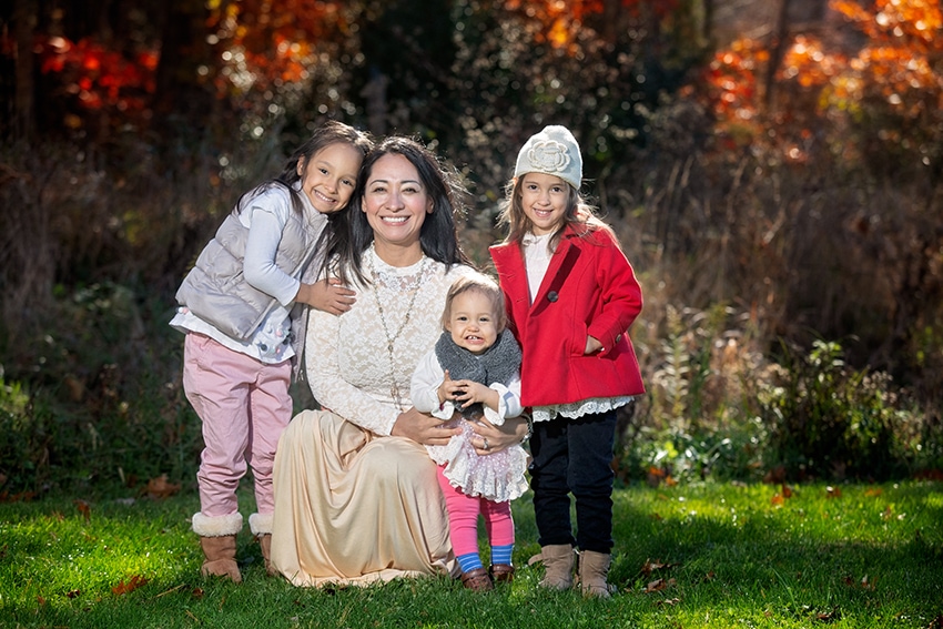 Fall family portraits while on vacation in Banner Elk