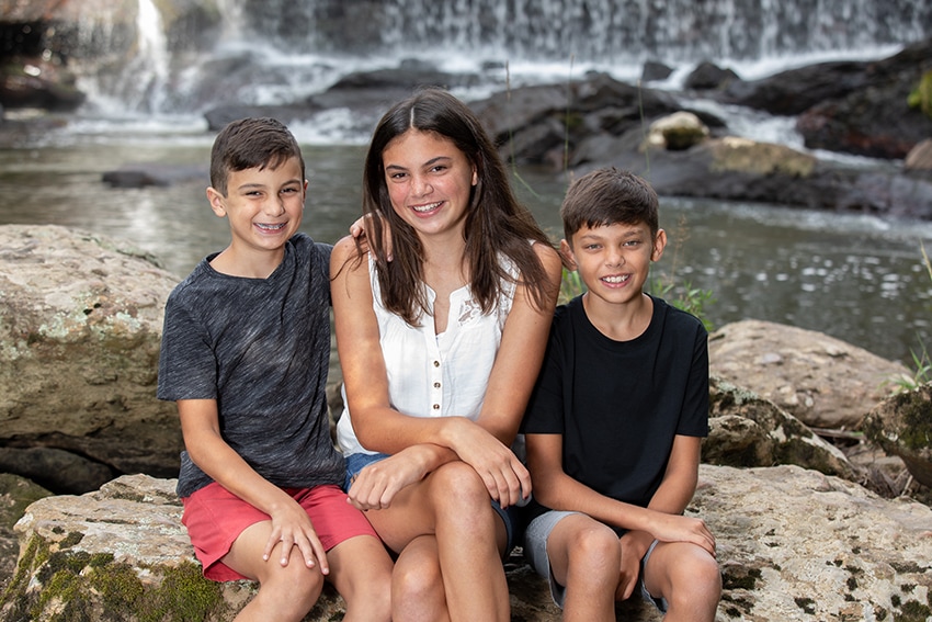 Family vacation portraits banner elk nc