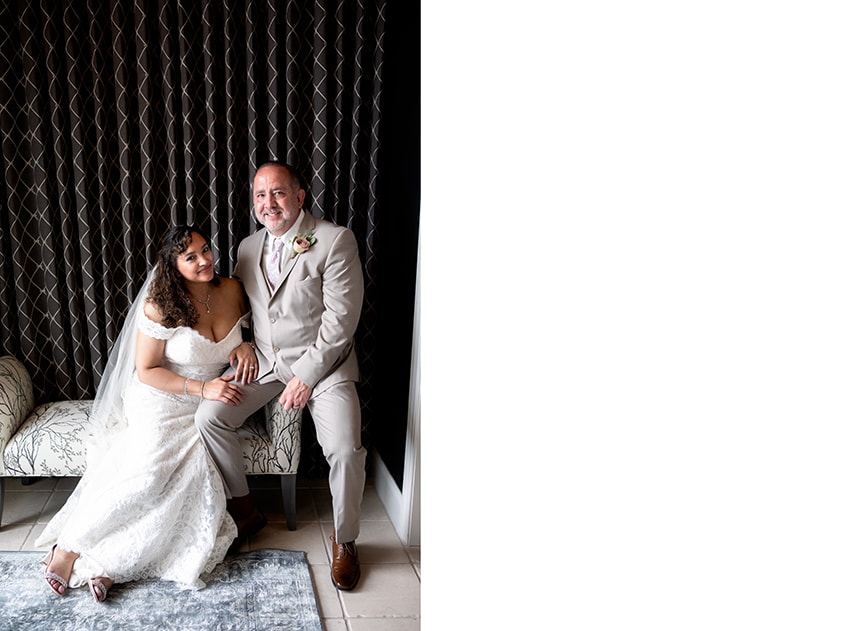 Bride and groom portraits at Kenmure Country Club